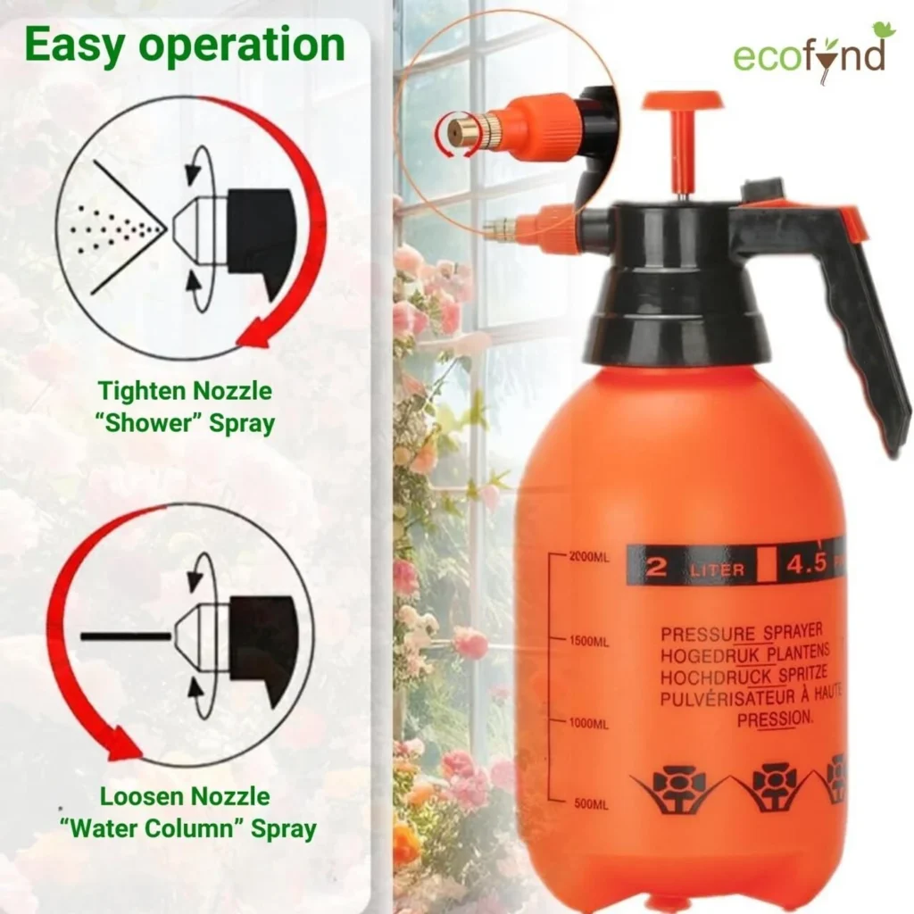 Udghosh Creation Bottle Pump for Shower for Plants & Flowers | Spray Bottles for Lawn Herbicides 2 L Hand Held Sprayer