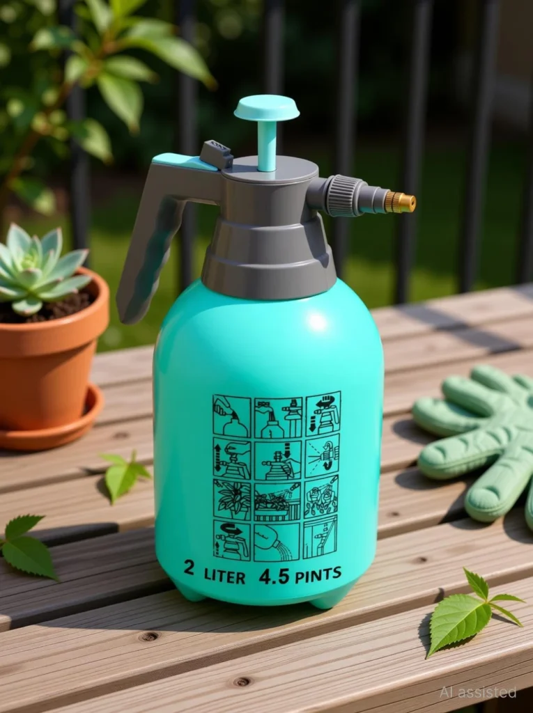 Udghosh Creation Pressure Spray Pump (2L) | Gardening Water Pump Sprayer 2 L Hand Held Sprayer